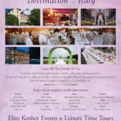 Elite Kosher Events & Leisure Time Tours